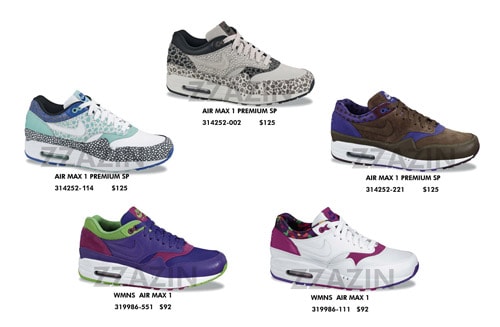Nike Air Max 1 Premium 2009 Releases