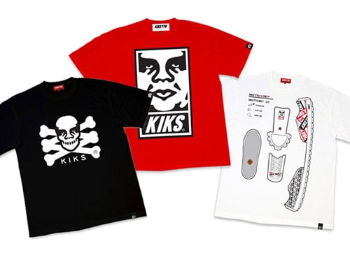 Obey x KIKS TYO "KIKS TYOBEY GIANT" Tees