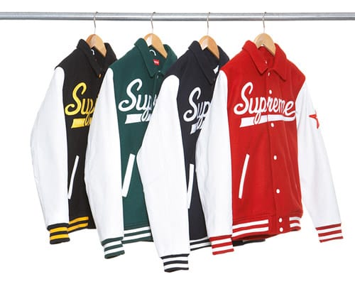 supreme sacred heart warriors varsity jacket
