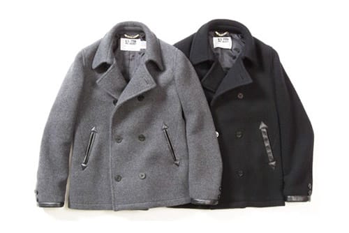 Victim x Schott Wool Pea Coat