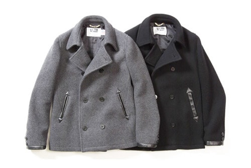 Victim x Schott Wool Pea Coat