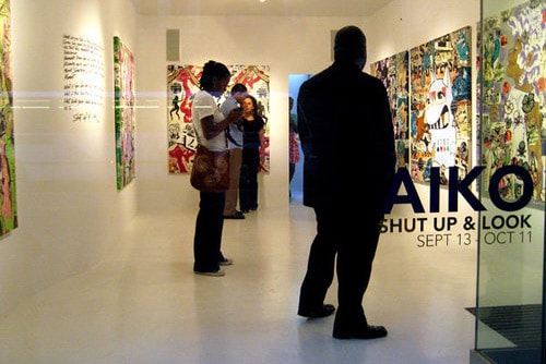 Aiko "SHUT UP & LOOK" Show @ Brooklynite Gallery
