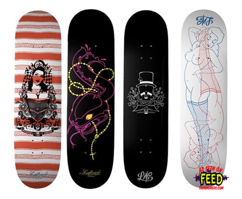 Artsprojekt: Lovewright Skateboard Decks