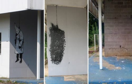 Banksy Alabama Piece Removed