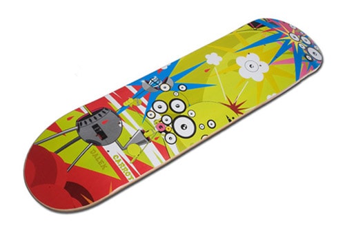 Carrot Clothing x Dalek Skate Deck