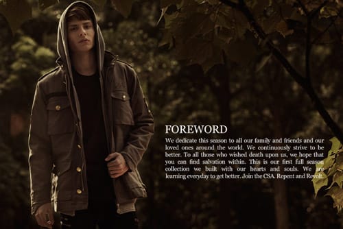 CLOT 2008 Fall/Winter C.S.A. Collection 