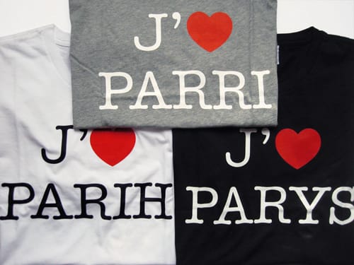 colette x Gap "I Love Paris" by Claude Closky