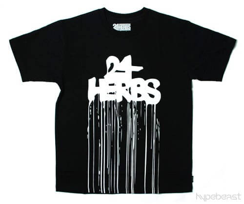 Eric Haze x 24 Herbs "Drips" T-shirt