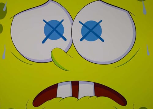 KAWS "Saturated" Show at Emmanuel Perrotin Gallery