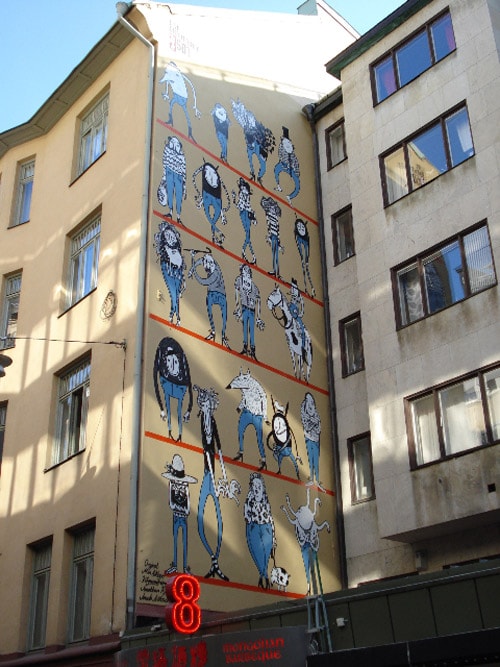 Mia Nilsson | Levi's 501 "Live Unbuttoned" Art Wall