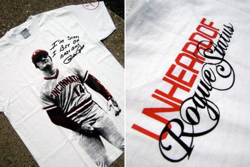 Unheard Of x Rogue Status - Pete Rose T-shirt