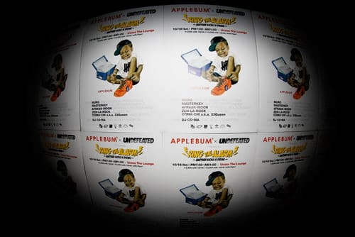 Applebum x Undefeated - adidas aZX Tee Release Party