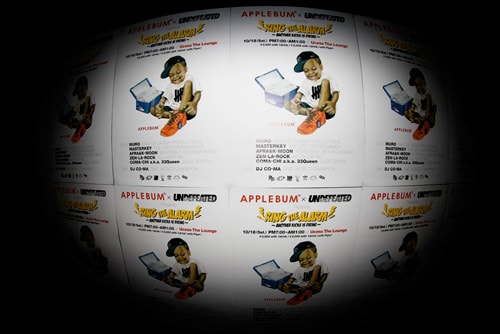 Applebum x Undefeated - adidas aZX Tee Release Party