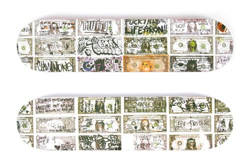 Aaron Bondaroff's "Dollar" Skate Decks