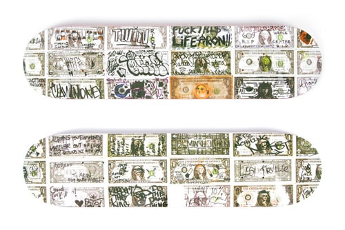 Aaron Bondaroff's "Dollar" Skate Decks