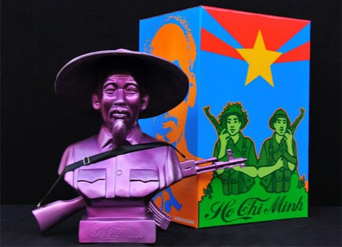 Frank Kozik Ho Chi Minh Purple Bust 