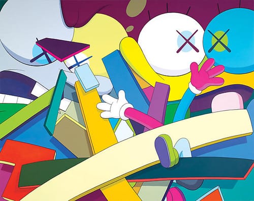 KAWS Exhibition at the Gering & López Gallery