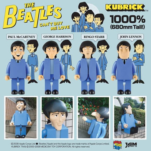 Medicom Toys Kubrick 1000% The Beatles "Can't Buy Me Love"