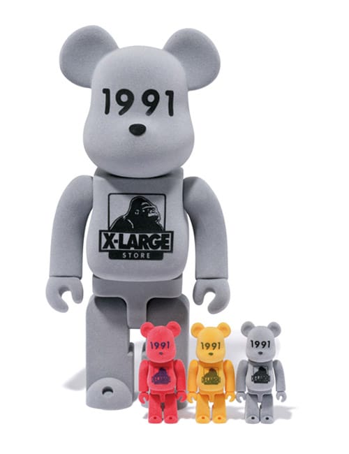 XLARGE x Medicom Toy 400% & 100% "1991" Bearbricks