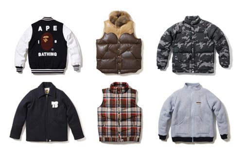 A Bathing Ape 2008 Fall/Winter Collection Newest Jackets