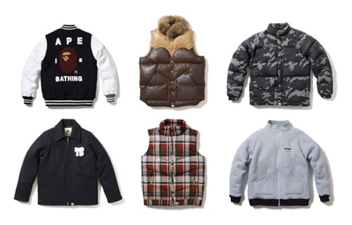 A Bathing Ape 2008 Fall/Winter Collection Newest Jackets