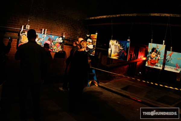 BLOC28 Auction for Art Share Los Angeles Exhibition Recap