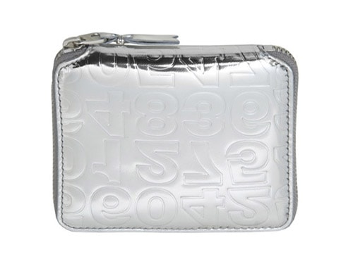 Comme des Garcons Silver Embossed Wallets