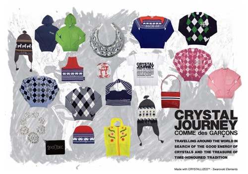 Crystal Journey Installation at Dover Street Market