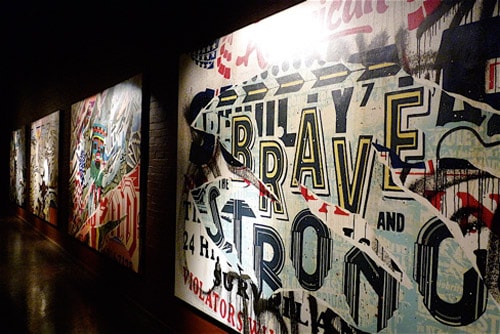 FAILE | "Lost In Glittering Shadows" at Lazarides Gallery