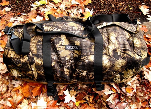 Goods Woodland Camo Duffle Bag