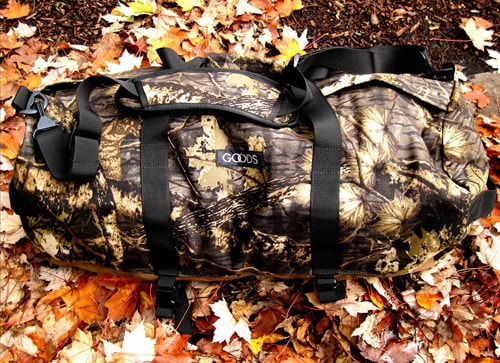 Goods Woodland Camo Duffle Bag