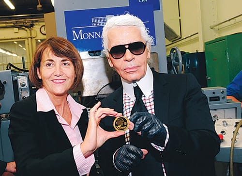Gabriele Chanel 125th Anniversary Coin by Karl Lagerfeld 