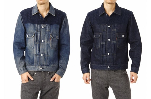 Levi's Fenom 2nd Type Navy Knit Custom Jacket