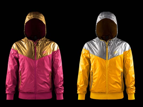 nike metallic windrunner