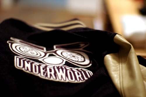 SiLLY THING Cashmere "Underworld" Stadium Jacket