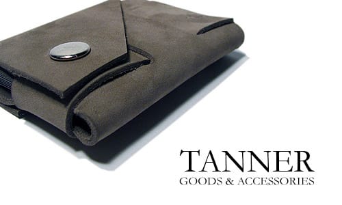 Tanner Goods London Tan | Stone Grey Suede Cardholders 