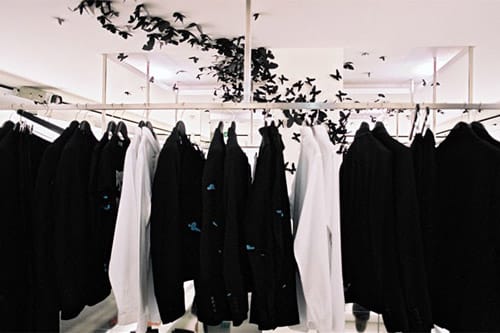 Andrea Mastrovito | Butterfly Installation at Dior Homme Paris