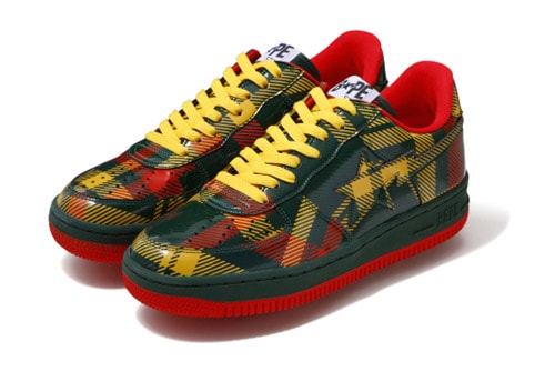 A Bathing Ape Isetan Pattern Bapesta