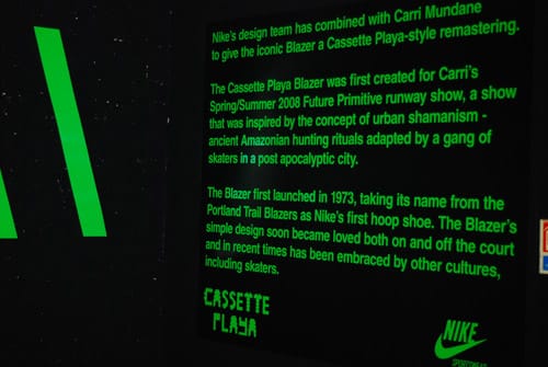 Cassette Playa x Nike Blazer Installation & Recap