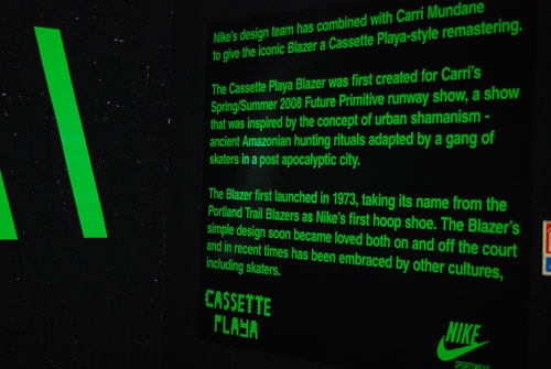 tofu alfiler completamente Cassette Playa x Nike Blazer Installation & Recap | Hypebeast