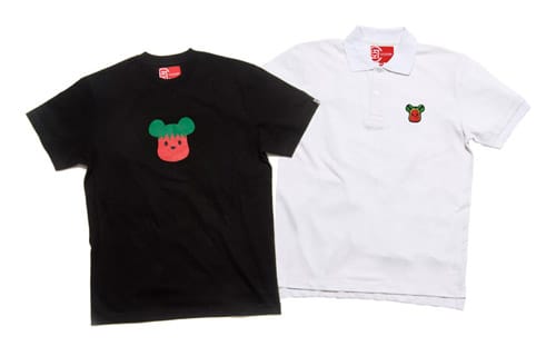Medicom Toy x CLOT Strawberry & Watermelon Polo | T-shirt 