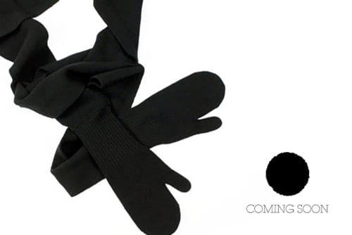 Coming Soon by Yohji Yamamoto Scarf & Glove Combo