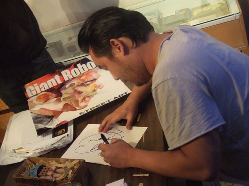 David Choe's "Choegal" Signing