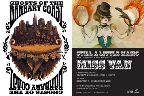 Jeremy Fish & Miss Van Exhibition at FIFTY24SF Gallery