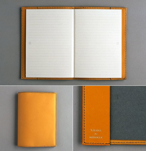 Valextra for Monocle Leather Notebook