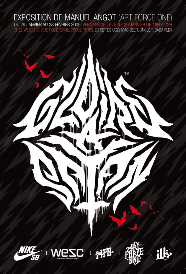 Art Force One "Gloire à Satan" Exhibition