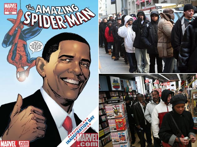 Barack Obama x The Amazing Spider-Man Comic Book Release 