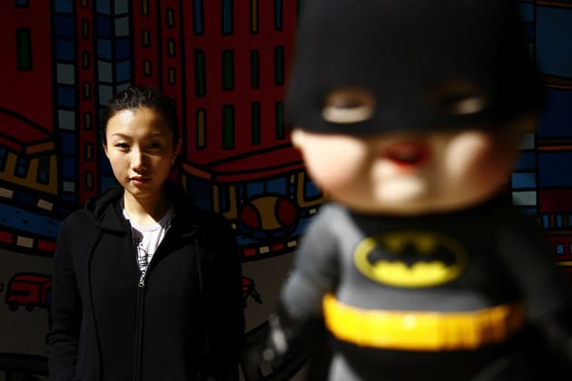 Batman x Shopping Baby Vinyl by Dorophy Tang 