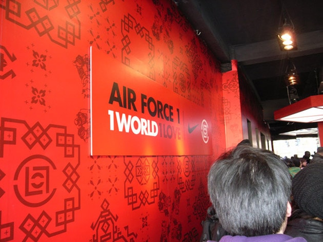 CLOT x Nike 1World Air Force 1 Release in Shanghai