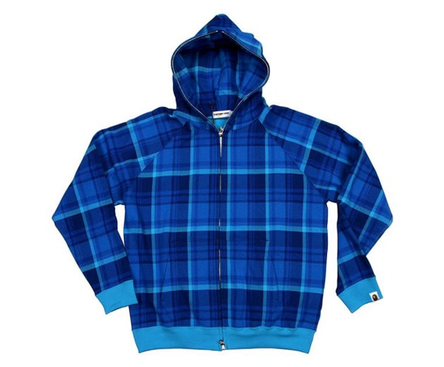 colette x Bape Tartan Hoodie